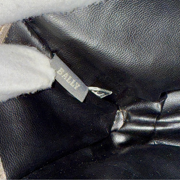 BALLY Quilted Gold Mini Handbag - Picture 12 of 14